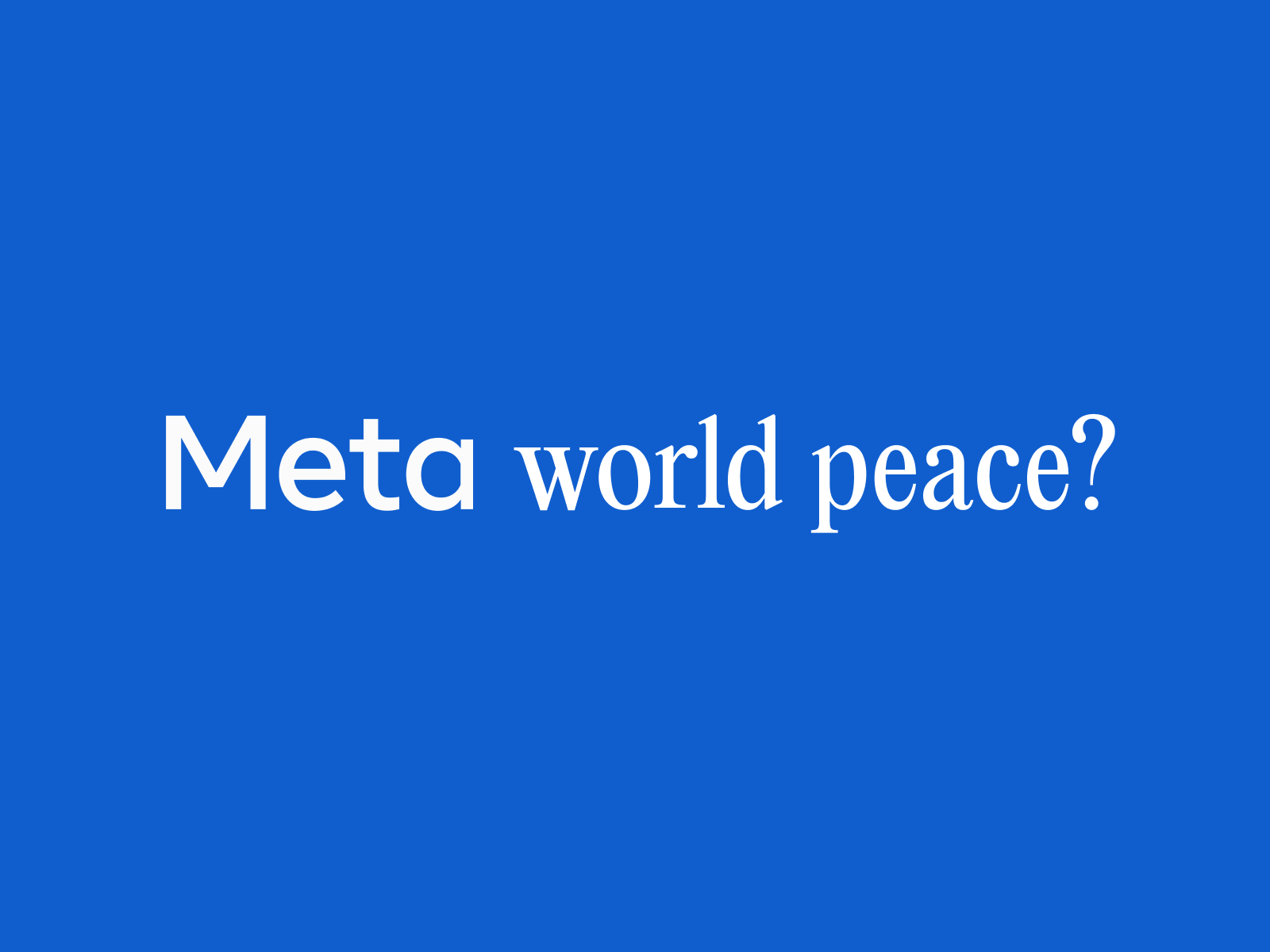 meta world peace