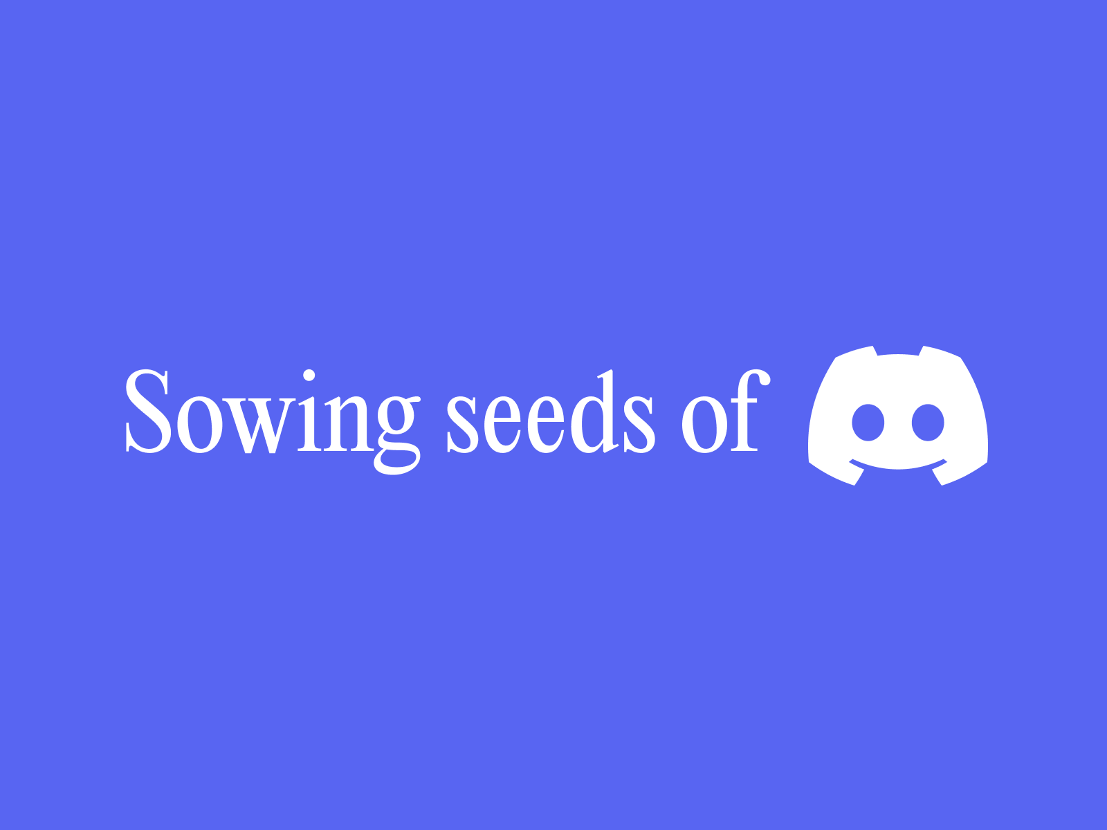 sowing seeds of discord