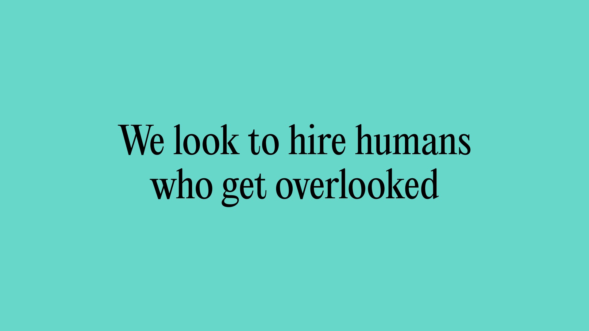 hiring is hard